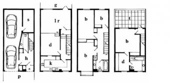4 Bed Plan - Click to enlarge